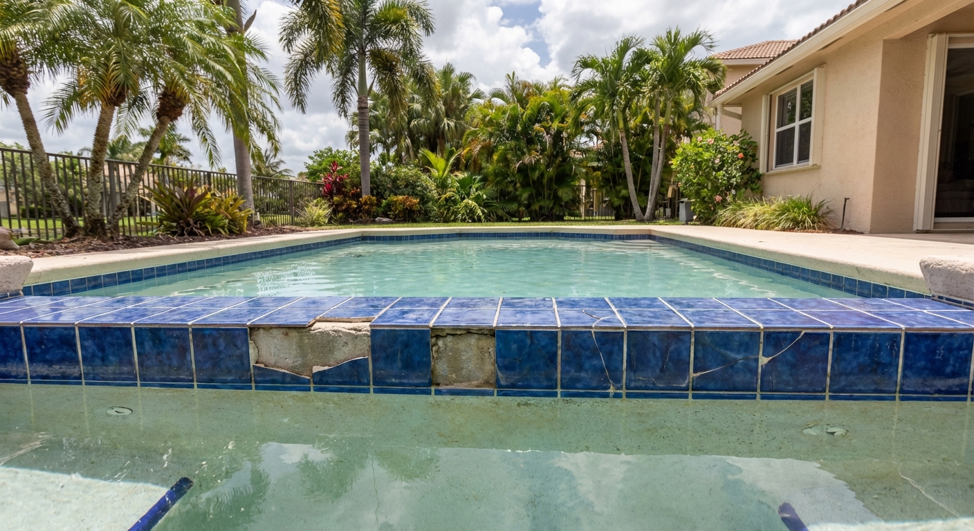 Pool tile replacement process in Wellington for better protection and appearance