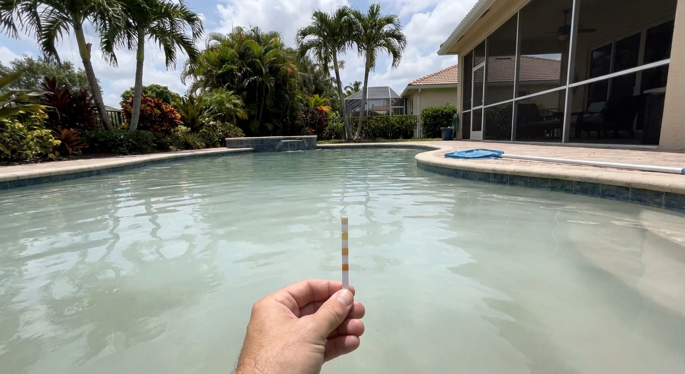 Is Your Pool Water in Wellington Starting to Look Cloudy?