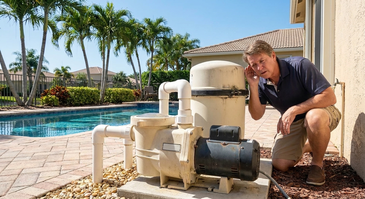 Pool pump in Wellington making unusual noises