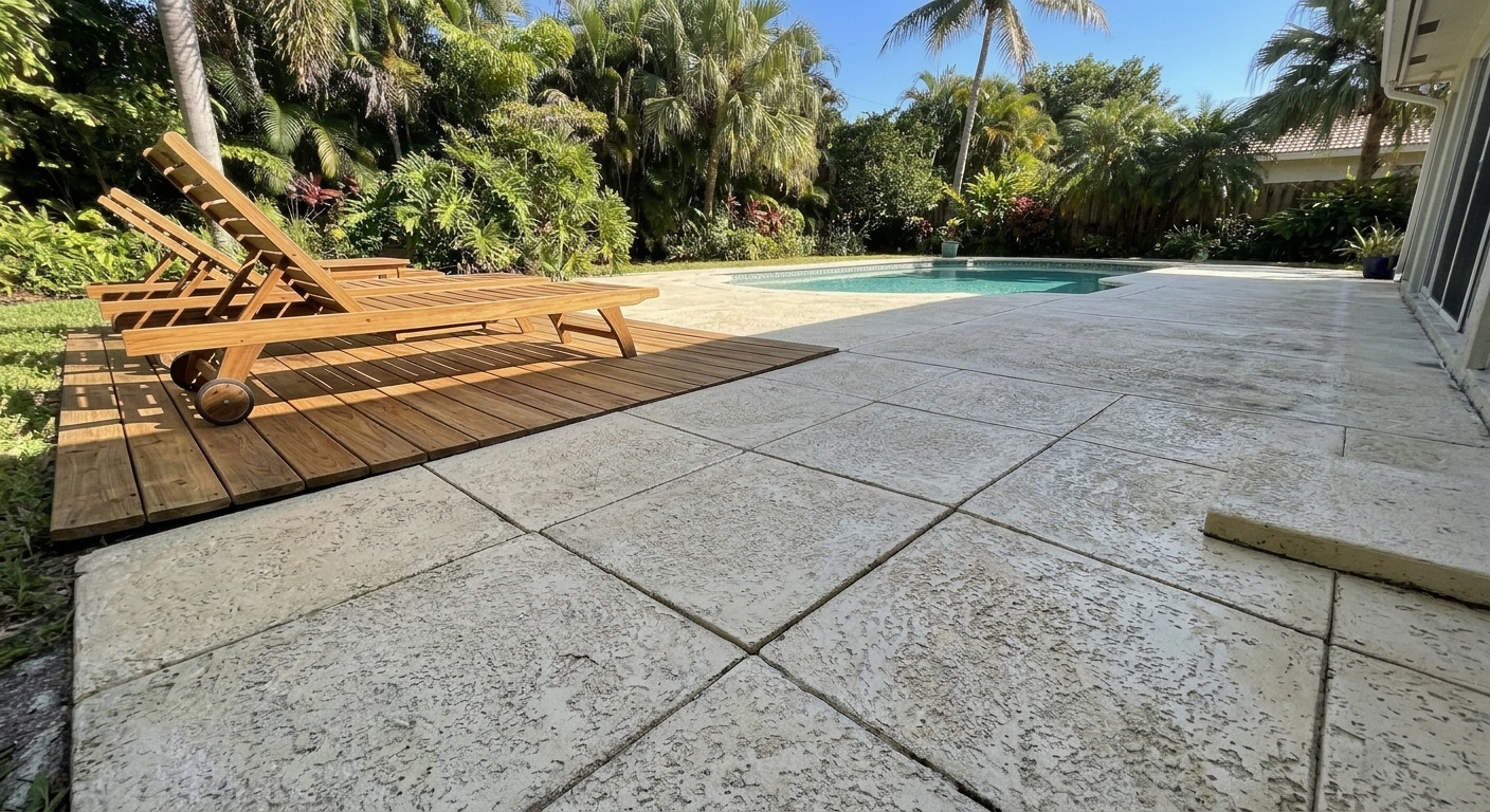 Old pool decking in Wellington can become a serious safety hazard due to cracks, slippery surfaces, and structural deterioration