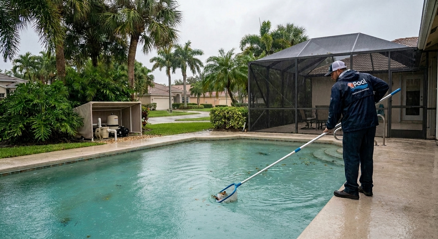 Do You Need Weekly Pool Service in Wellington During Rainy Season?
