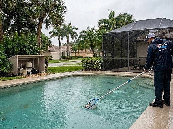 Do You Need Weekly Pool Service in Wellington During Rainy Season?